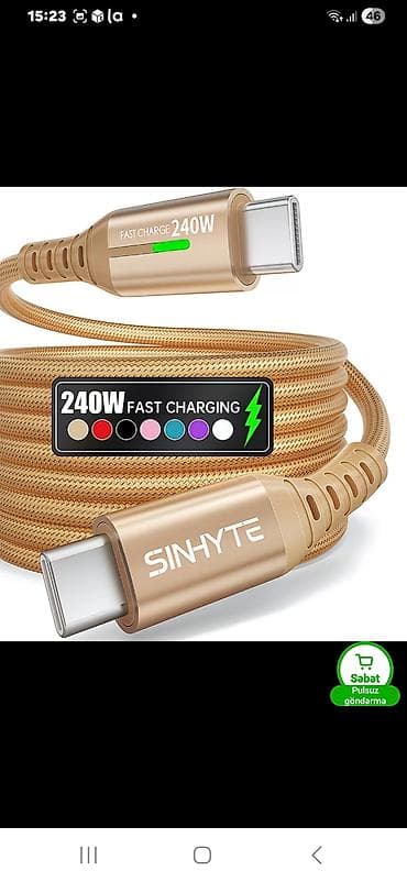 en ucuz notebook: Kabel Type C (USB-C), Yeni — 4