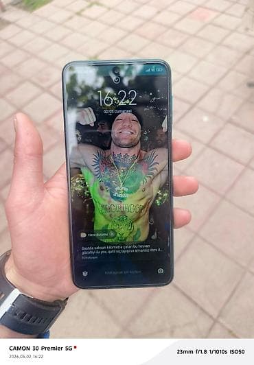 şur mikrafonlar: Xiaomi 128 GB, rəng - Mavi, 
 İki sim kartlı — 1
