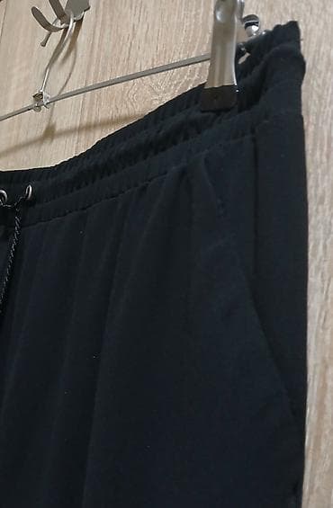 böyük bədən geyimlər: Şalvar, L, rəng - Qara — 2