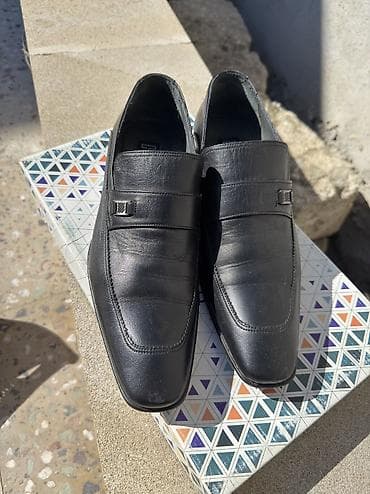 barya ayakkabı: Klassik kişi loaferləri – qara rəng - Material: hamar təbii dəri üst — 2