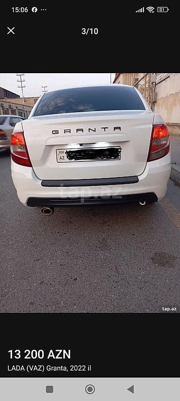 statır: VAZ (LADA) Granta: 1.6 l | 2022 il 22222 km Sedan — 4