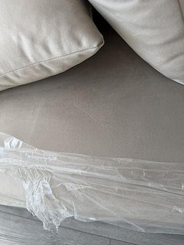 salon ucun: Künc divan, Açılmayan, Bazasız, Vеlur parça, Çatdırılma yoxdur — 3