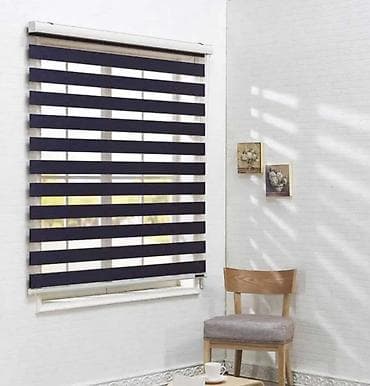 Vazalar: Zebra jalüz pərdələr - İkiqat qatlı zebra sistemi: şəffaf və sıx — 6