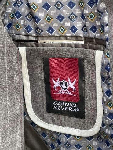 Pencəklər: Gianni Rivera kişi pencəyi - Model: Vest Suit / 01, 2 düyməli - Ölçü — 3