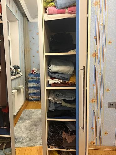 kicik dolablar: 3 qapılı, Güzgülü, Bej, Açılan, Düz dolab — 2