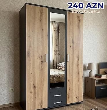 ag qapi: 3 qapılı şkaflar – müxtəlif dizayn seçimləri Qiymət və ölçülər: - 230 — 7