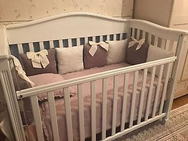 Oğlan və qız üçün, İşlənmiş, Dördbucaq, Beşik, Dəst ilə, Matras ilə, Yellənmə mexanizmsiz