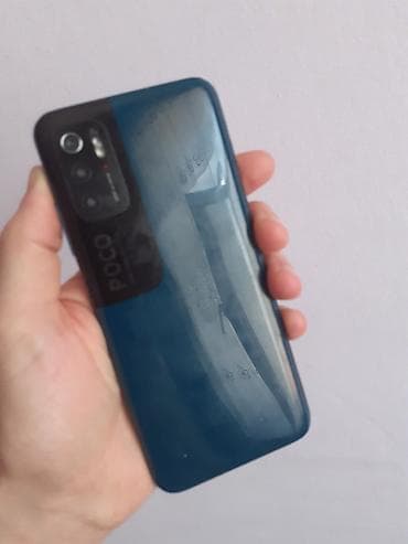 tuner smart tv: Poco M3 Pro 5G, 64 GB, rəng - Göy, Zəmanət, Düyməli, Barmaq izi — 1