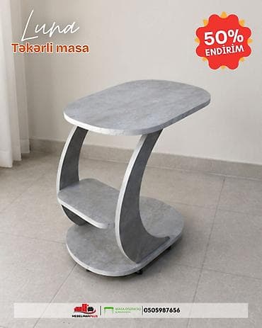 komputer setup: Jurnal masası, Yeni, Açılmayan, Laminat, Oval masa — 3