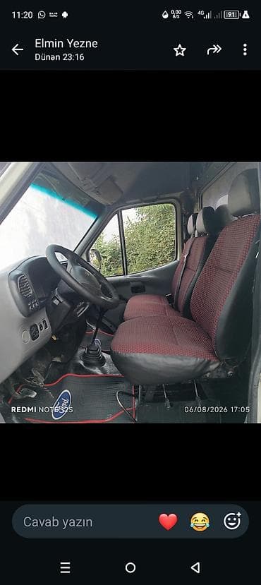 qoşqu kamaz: Ford Transit yük mikroavtobusu Xüsusiyyətlər: - Kuzov: qapalı furqon — 1