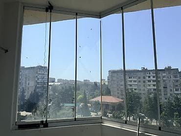 Балконы: Cam balkon sistemi Hündürlük 2 metr uzunluq 9.60 metr - Çərçivəsiz — 3