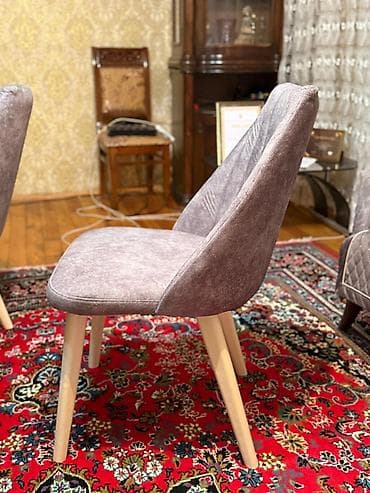 ucuz taxtlar: Qonaq otağı üçün, Yeni, Açılan, 6 stul — 5