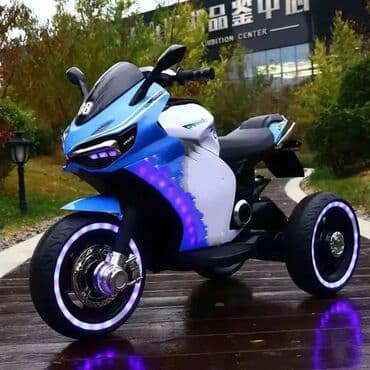 maşınlar uşaq üçün: Yeni işıqlı motosiklet modelimiz Ducati ! Qırmızı Göy və narıncı — 2