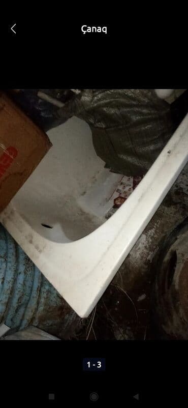 hazır hamam: Məhsul: Akril vanna çanağı Təsvir: - Aşağı profilli, düzbucaqlı — 3