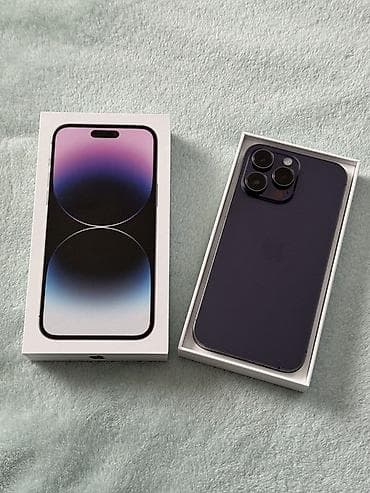 IPhone 14 Pro Max, 256 GB, Deep Purple, Simsiz şarj