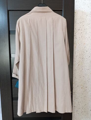 женские утепленные плащи: Плащ, цвет - Бежевый — 2