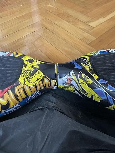 hover bohart: Qrafiti naxışlı 2 təkərli hoverboard + daşıma çantası - Rəngarəng — 2