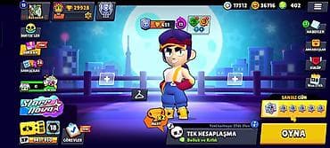 Brawl Stars oyun hesabı (88 karakter) - Kral kuboklar: 29 928 - — 1