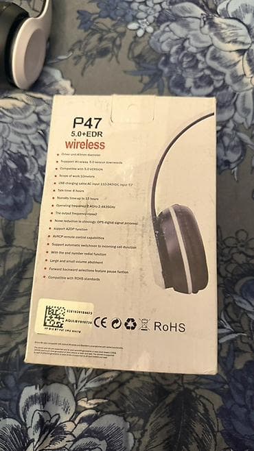 Qulaqcıqlar: P47 5.0+EDR simsiz qulaqlıq. Qulaqlıq over-ear tipli dizayna — 4