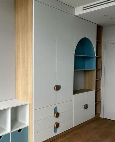 qapı modelleri: Oğlan və qız üçün, Yeni, 3 qapılı, Açılan, Düz dolab — 2