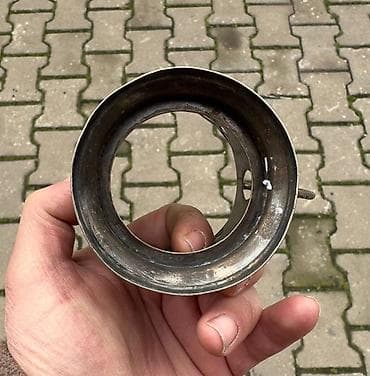 sufre: Antik metal stəkanaltı (podstakannik) - Material: gümüş rəngli metal — 4
