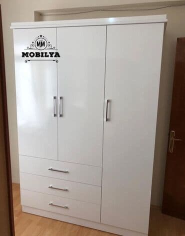 işlənmiş şfoner: Yeni, Açılan, 3 qapılı Düz dolab, Qarderob, paltar dolabı, Azərbaycan — 6