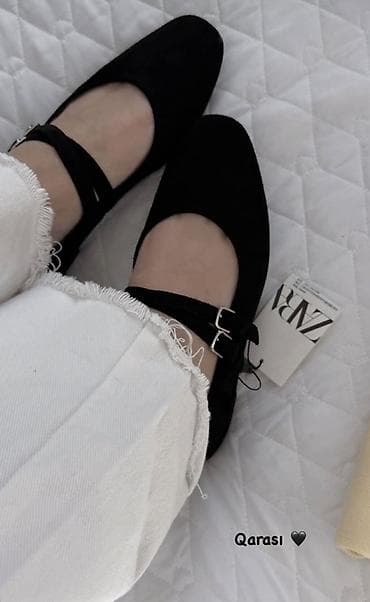 Baletkalar, Zara, Ölçü: 38, rəng - Qara, Yeni