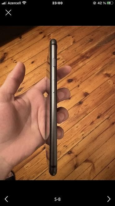 iphone 7 batareya: IPhone 8 Plus, 64 GB, Space Gray, Barmaq izi — 4