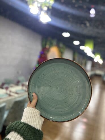 Mətbəx aksesuarları: Boşqablar, 1 əd, rəng - Yaşıl, Keramika — 1