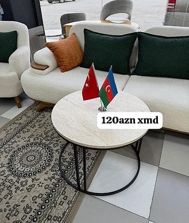 inversion stol: Oval masa, Açılmayan, Təkərsiz, Teksturalı laminat, Türkiyə — 1