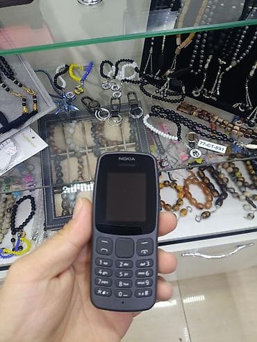 stasionar ev telefonu: Nokia 105 4G, rəng - Boz, Düyməli — 3