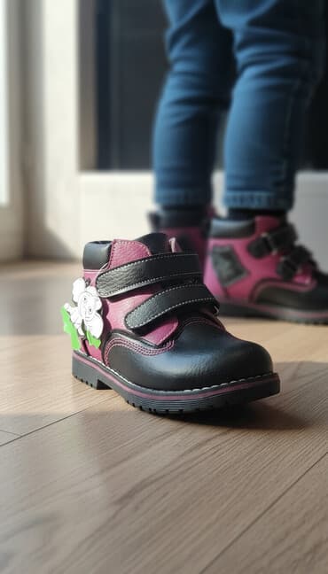 toxunma uşaq kedləri: Uşaq ortopedik ayaqqabısı - Model: yüksək boğaz, iki ədəd yapışqan — 3