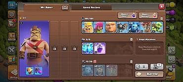 aple 17: Clash of Clans oyun hesabı - Bələdiyyə Binası (Town Hall) 6 səviyyə - — 3