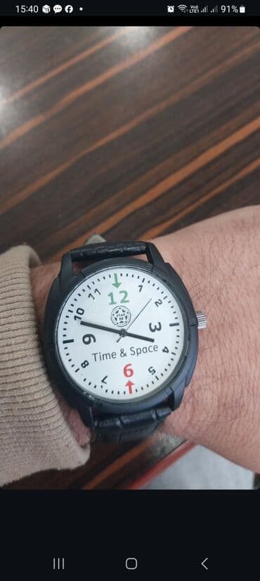 saat şəkilləri: Qol saatı, rəng - Qara — 4