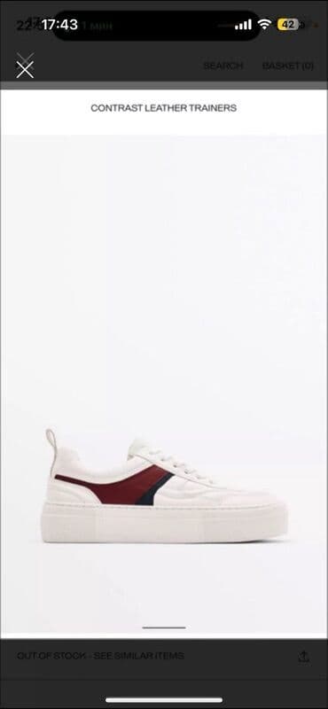 fitnes üçün qadın krosovkaları: Ölçü: 36, rəng - Ağ, İşlənmiş — 2