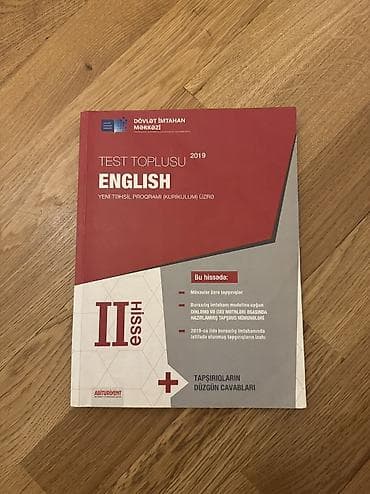 İngilis dili Testlər 11-ci sinif, DİM, 2-ci hissə, 2019 il