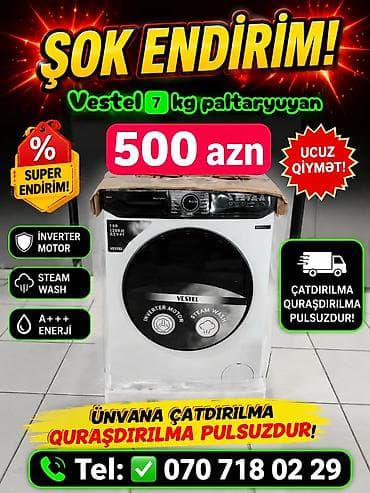 Məişət texnikası: Anbardan satış paltaryuyan ünvana çatdırılma quraşdırılma pulsuzdur — 5