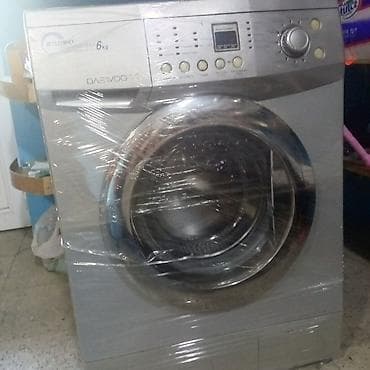 Paltaryuyan maşın Daewoo, 6 kq, İşlənmiş, Avtomat, Qurutma var, Kredit yoxdur, Ünvandan götürmə, Ödənişli çatdırılma, Rayonlara çatdırılma — 1