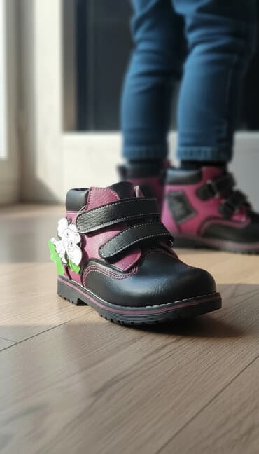 toxunma uşaq kedləri: Uşaq ortopedik ayaqqabısı - Model: yüksək boğaz, iki ədəd yapışqan — 2