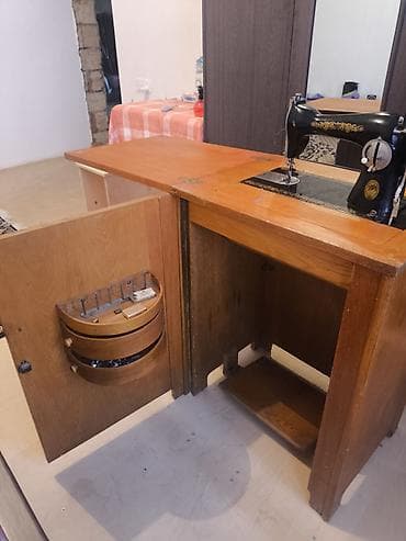 antik mebellər: Podolsk Mexaniki Zavodu (PMZ) istehsalı olan pedal (ayaqla idarə — 4