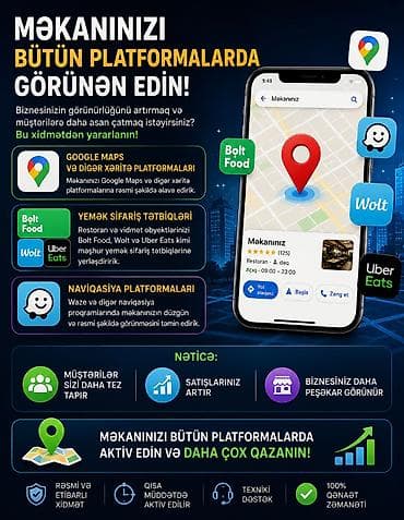 Biznesinizin görünürlüğünü artırmaq və müştərilərə daha asan çatmaq — 1