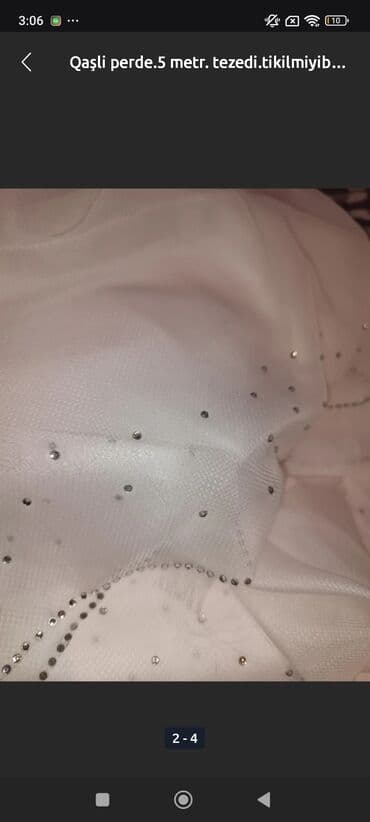 жалюзи в баку цены: Новый, Занавеска, цвет - Белый, Платная доставка — 4