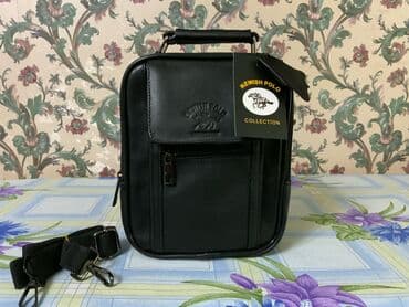 dəri kişi cantaları: Məşhur, original Türk brendi olan-“Newish Polo”nun asqılı, çiyin və əl — 1