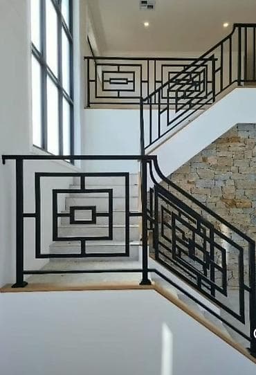 Dəmir məhəccər və pəncərə barmaqlıqları – dekorativ və təhlükəsizlik — 10