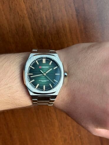 смарт рич кофе для похудения: Наручные часы, Curren, цвет - Зеленый — 1