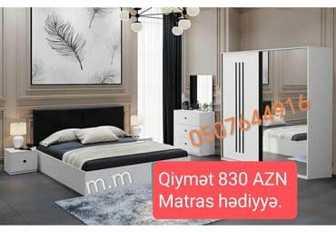 qedimi stullar: İkinəfərlik çarpayı, Dolab, Termo, 2 tumba, Azərbaycan, Yeni — 6