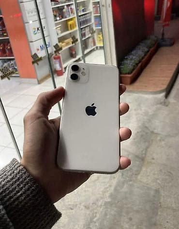 IPhone 11, 64 GB, Ağ, Face ID