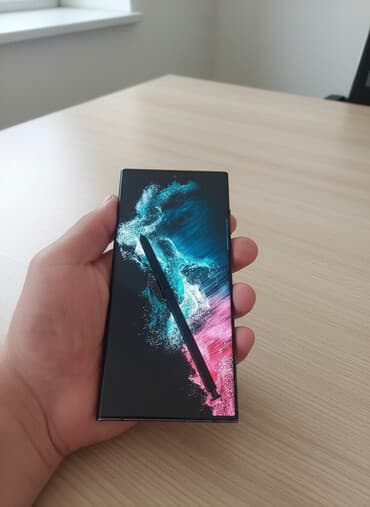 samsung s24 ultra qiymeti: Samsung Galaxy S22 Ultra, 128 GB, rəng - Qara, Zəmanət, Kredit, Sensor — 2