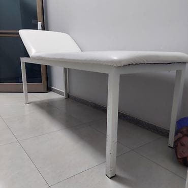 2.5 kabel: İşlənmiş, Masaj kuşetkası, Qatlanmayan, rəng - Ağ — 1