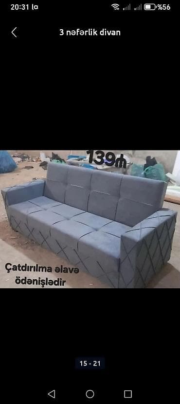 bazalı taxt: Divan, Yeni, Açılan, Bazalı, Parça, Ödənişli çatdırılma — 9